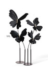 Giant Oversized Velvet Butterfly, Black 26" x 22" for events, props | ShopWildThings.com