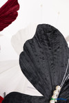 Giant Oversized Velvet Butterfly, Black 22" x 20" for events, props | ShopWildThings.com