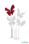 Giant Oversized Velvet Butterfly, Dark Red 32" x 32" for events, props | ShopWildThings.com