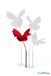 Giant Oversized Velvet Butterfly, Red 26" x 22" for events, props | ShopWildThings.com