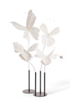 Giant Oversized Velvet Butterfly, White 22" x 20" for events, props | ShopWildThings.com