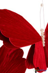 Giant Oversized Velvet Butterfly, Red 22" x 20" for events, props | ShopWildThings.com