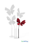 Giant Oversized Velvet Butterfly, Dark Red 22" x 20" for events, props | ShopWildThings.com