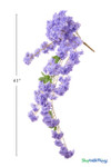 Cascading "Spring Blossom" Spray Bouquet - Lavender 41"