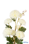 Artificial Blue Chrysanthemum Floral Bouquet Spray at ShopWildThings.com