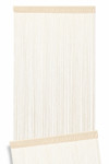 Ivory String Curtains 16' Long Fringe Curtains into Hanging Columns for Large Venues by ShopWildThings.com
