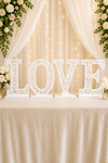 Elegant LOVE Stand Alone Letters with Intricate Laser Cut  Outs 20.5" Tall - ShopWildThings.com