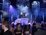 ShopWildThings Custom Made Sparkling Beaded Columns For Any Size Stage or Venue, Made in USA
