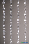 4 Foot Long Crystal Non-Iridescent Sparkling Beaded Curtains for Backdrops | ShopWildThings.com