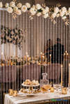 4 Foot Long Crystal Non-Iridescent Sparkling Beaded Curtains for Backdrops | ShopWildThings.com