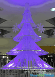 Giant Holiday Tree Created with ShopWildThings Octagons Beaded Garland Strands, 30 Foot Long High Quality Beads Giant Holiday Tree Created with ShopWildThings Octagons Beaded Garland Strands, 30 Foot Long High Quality Beads