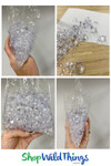 Acrylic Diamonds - Clear Assorted Sizes - 1lb Bulk