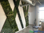 Artificial Living Wall Commercial Vacation Rental Decoration Idea ShopWildThings.com Artificial Living Wall Commercial Vacation Rental Decoration Idea ShopWildThings.com