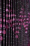 Pink Iridescent Teardrops Beaded Curtains Will Transform Walls, Doorways, Windows and are Ideal Backdrops | ShopWildThings.com