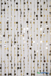 Gold Metallic Circles Bubbles Beaded Curtain for Backdrops and Party Decorations Gold Metallic Circles Bubbles Beaded Curtain for Backdrops and Party Decorations