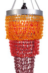 ShopWildThings Mini Pop Chandelier in Orange & Red Adds Vibrant Color with 3 Tiers of Acrylic Beads ShopWildThings Mini Pop Chandelier in Orange & Red Adds Vibrant Color with 3 Tiers of Acrylic Beads
