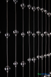 6Ft Acrylic Balls Beaded Curtain, Floating Balls Room Divider, Door & Window Covering by ShopWildThings.com