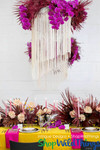 Overhead hanging column decoration Fringe String decorations ShopWildThings Custom USA made decor
