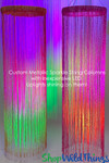 Hanging Fringe Curtain Circle Chandelier Made in USA for event PLANNERS