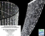 ShopWildThings.com offers custom Beaded Columns and Sparkling Beaded Crystal Ceiling Swags. Our in house fabrication team can make your decor dreams come true! We are in Arizona and ship quick!