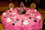 Textured Fabric Sheeting Creates Stunning Table Coverings, 3-D Fire Resistant Fabric Decoration, ShopWildThings.com Textured Fabric Sheeting Creates Stunning Table Coverings, 3-D Fire Resistant Fabric Decoration, ShopWildThings.com