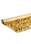 Metallic Gold Mylar Floral Fabric Sheeting, 3-D Fire Resistant Decoration for Tables, Walls, Ceilings, Parade Floats, ShopWildThings.com Metallic Gold Mylar Floral Fabric Sheeting, 3-D Fire Resistant Decoration for Tables, Walls, Ceilings, Parade Floats, ShopWildThings.com