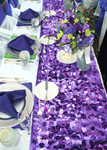 Textured Fabric Sheeting Creates Stunning Table Coverings, 3-D Fire Resistant Fabric Decoration, ShopWildThings.com Textured Fabric Sheeting Creates Stunning Table Coverings, 3-D Fire Resistant Fabric Decoration, ShopWildThings.com