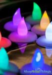 Floating LED Tealight Candles, Set of 12 Color Changing | ShopWildThings.com