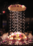 ShopWildThings 6 Foot Long Crystal Clear Ball Garland Creates Stunning Centerpieces