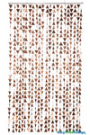 Soft Matte Gold PVC Triangles on 22 Strands Make ShopWildThings Trilogy Beaded Curtain Beautiful and Full Soft Matte Gold PVC Triangles on 22 Strands Make ShopWildThings Trilogy Beaded Curtain Beautiful and Full
