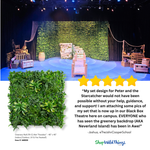 (Bulk Savings) Greenery Wall (FR-C) Mat  "Paradise" - 40" x 40" (Indoor/Outdoor, UV & Fire Treated!)