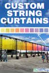 Custom String Curtains for Events ShopWildThings.com