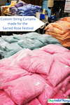 ShopWildThings Custom String Curtains available in ANY Pantone Color, up to 22 Feet Long