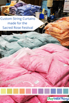 ShopWildThings Custom String Curtains available in ANY Pantone Color, up to 22 Feet Long