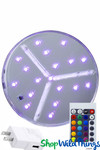 LED Color Changing Light Disc with Remote, Wedding and Event Accent Lighting | ShopWildThings.com