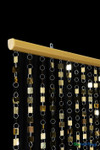 12 Foot Long Curtain, Metallic Light Gold PVC Discs are Inherently Fire Proof, Lightweight and Easy to Hang | ShopWildThings.com