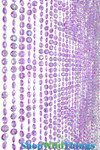ShopWildThings Diamonds Purple Iridescent Beaded Curtains Add Sparkle and Shine to Retail Store Displays, Stage and Photo Backdrops or Events and Parties