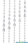 Close up of Crystal Clear Raindrop Beaded Curtains, High Quality Beaded Curtains from ShopWildThings.com Close up of Crystal Clear Raindrop Beaded Curtains, High Quality Beaded Curtains from ShopWildThings.com