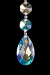 Faceted Crystals with Iridescent Coating, Elegant Hanging Prism Strands, ShopWildThings.com Faceted Crystals with Iridescent Coating, Elegant Hanging Prism Strands, ShopWildThings.com