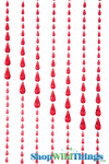 Red See Through Acrylic Beads for Window and Doorway Decoration Shopwildthings.com Red See Through Acrylic Beads for Window and Doorway Decoration Shopwildthings.com