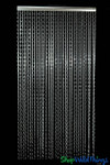 Silver Metal Chains Beaded Curtain by ShopWildThings.com Made in USA Silver Metal Chains Beaded Curtain by ShopWildThings.com Made in USA