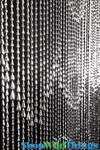 Silver Metallic Raindrops Scalloped Pattern Door Beaded Curtains by ShopWildThings.com Silver Metallic Raindrops Scalloped Pattern Door Beaded Curtains by ShopWildThings.com