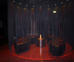 Hang Black String Curtains As Room Dividers at Clubs and Hotels, Wedding and Event Backdrop Curtains by ShopWildThings.com