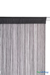Long Black String Curtain Panel 7.3 ft – Stylish Hanging Divider for Weddings and Venues – ShopWildThings.com