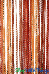 Gold-Copper-Brown Mix String Curtain with Silver Thread by ShopWildThings.com