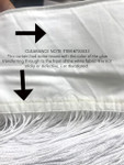 Value Price for 12' Long White String Curtain with Velcro Top and Rod Pocket by ShopWildThings.com