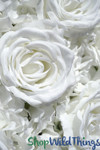 Close Up Photo White Flower Wall Panels Silk Flowers ShopWildThings.com Close Up Photo White Flower Wall Panels Silk Flowers ShopWildThings.com