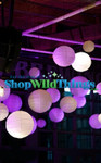 Illuminate Paper Lanterns with White LED Light Hanging Terminal from ShopWildThings.com Illuminate Paper Lanterns with White LED Light Hanging Terminal from ShopWildThings.com