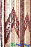 Wooden Bead Curtain Dynasty Made from Bamboo With an Attractive, Decorative Pattern from ShopWildThings.com Wooden Bead Curtain Dynasty Made from Bamboo With an Attractive, Decorative Pattern from ShopWildThings.com