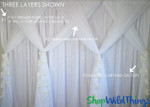 Professional Grade Poly Premier Backdrop Panels or Ceiling Drapes by ShopWildThings, Durable Polyester Professional Grade Poly Premier Backdrop Panels or Ceiling Drapes by ShopWildThings, Durable Polyester